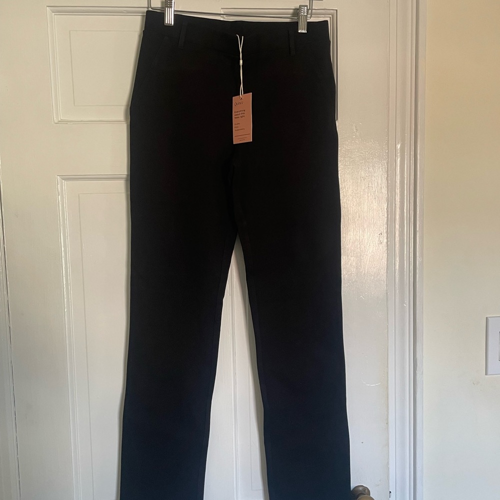 Quince Super Comfortable Ultra-Stretch Ponte Straight Leg Pant Brand New